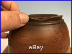 Semi Or Cascade Shohin Size Tokoname Bonsai Tree Pot By Bigei 6 3/8 By 5 3/8