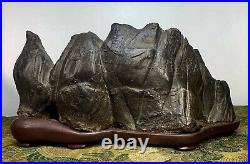 Suiseki kisyu huruya stone 30×14.5×13(cm) 4.56kg Japan