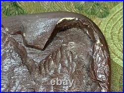 Suiseki kisyu huruya stone 30×14.5×13(cm) 4.56kg Japan