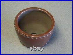 Tokoname Bonsai Pot BIGEI Round Diameter 92mm Ã H 60mm