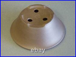 Tokoname Bonsai Pot IKKO Brown Purple Outer round Diameter 162Ã63mm