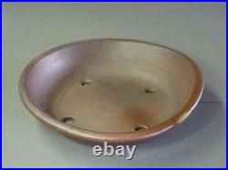 Tokoname Bonsai Pot REIHO Curved Nanban Diameter 315mm Ã H 70mm