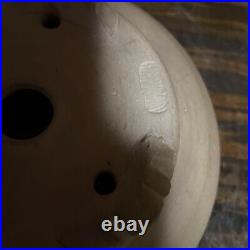Tokoname Ware, Touyou's round bag-shaped rat cloud footed bowl signature Bonsai