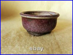 Used Bonsai pot Signed Biko Tokoname ware Set From Japan F/S