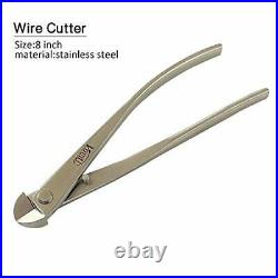 Vouiu 6-Piece Bonsai Tool Set Knob Cutter Trunk Splitter Concave Cutter Wire Cut